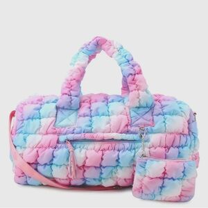 Miss Gwen’s OMG Quilted Scrunchie Large Duffle Bag 🦄✨